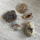 Lotto 5 geodi minerali