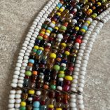 Collana africana Masai girocollo perline