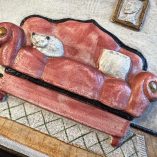 Quadretto orologio ceramica