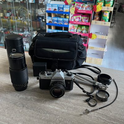 Fotocamera Pentax K1000 + accessori