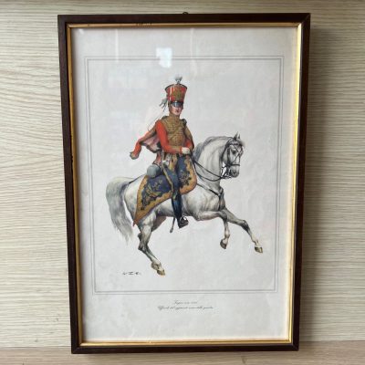 Stampa Soldato a Cavallo Russo