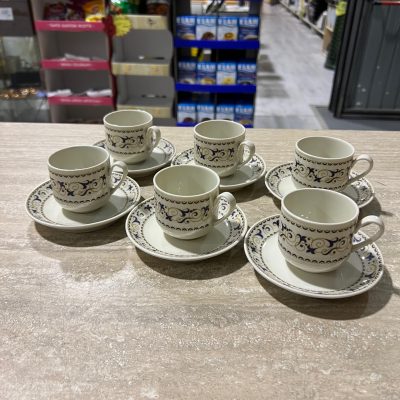 6 Tazzine Caffe Tognana Vintage