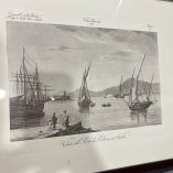 Acquaforte Veduta del porto di Palermo