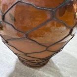 Anfora Antica Terracotta Smaltata Ferro