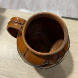 Anfora Antica Terracotta Smaltata Ferro