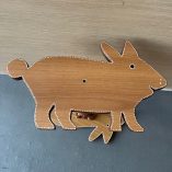Portavaso legno artigianale