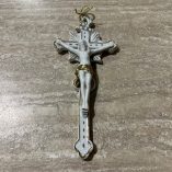 Crocifisso Porcellana Antico