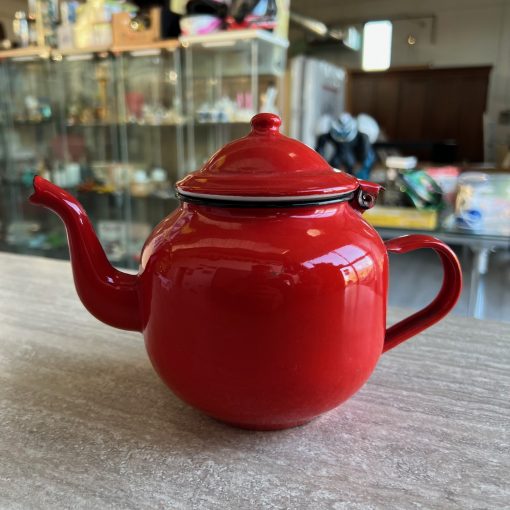 Teiera Smaltata Rossa