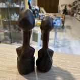 Coppia statuette africane legno