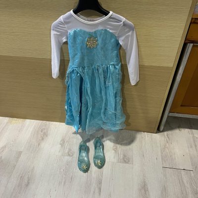 Costume Principessa Frozen + Scarpine