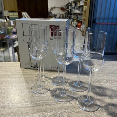 6 Bicchieri Grappa Cristallo