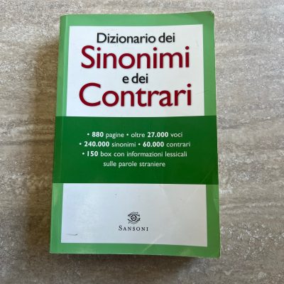 Dizionario dei Sinonimi e dei Contrari