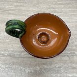 Bugia Portacandela Ceramica Dipinta