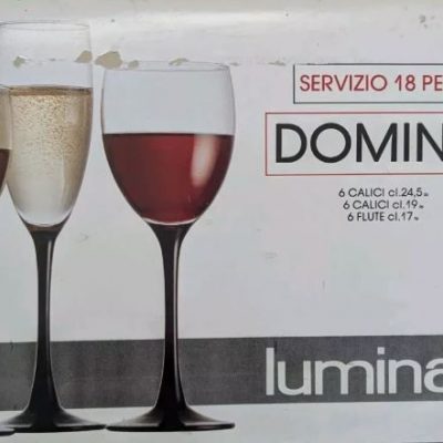 18 bicchieri  Domino Luminarc