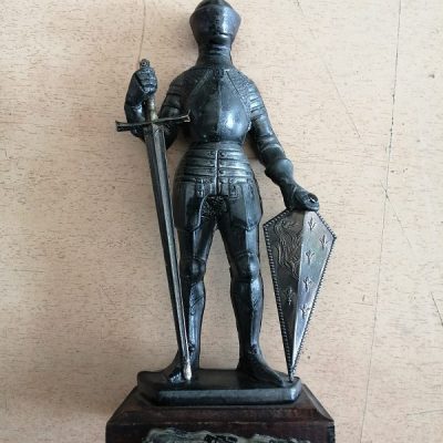 Statua cavaliere bronzo