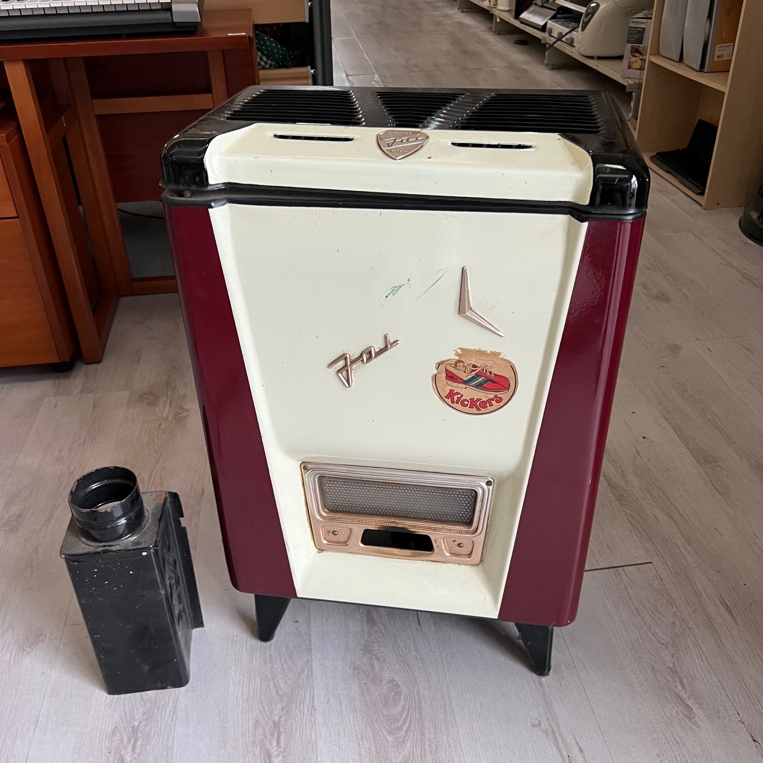 Pigna Riscaldante 500W Per Stufe Anni ‘60 – Modello Fornetto – Colore Marrone