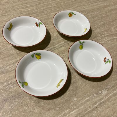 4 Ciotoline Richard Ginori Decoro Frutta