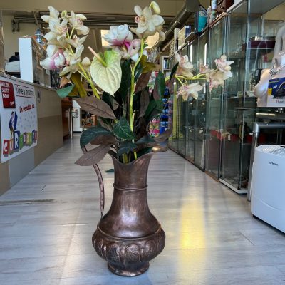 Anfora Portaombrelli Rame con Fiori