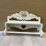 Porta Rotolo Cucina Legno Bianco