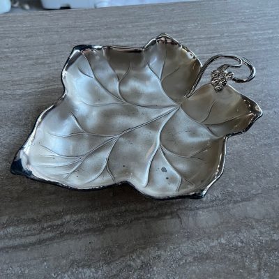 Vassoio Foglia Placcato Argento WMF