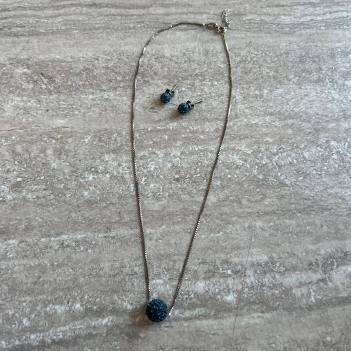 Collana + Orecchini Zirconi Argento 925