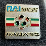 Spilla Pubblicitaria Italia 90 Rai Sport