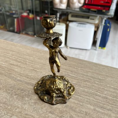 Portacandela Putto Ottone