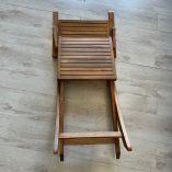 Sedia Giardino Pieghevole Naterial Legno