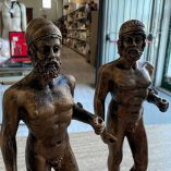 Coppia Statuette Bronzi di Riace