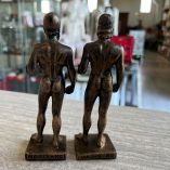 Coppia Statuette Bronzi di Riace