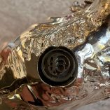 Statuetta Leone Laminato Argento