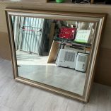 Specchio Cornice Legno 100 x 110 cm