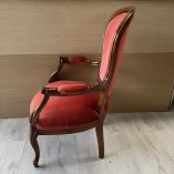 Poltrona Imbottita Luigi Filippo 1800