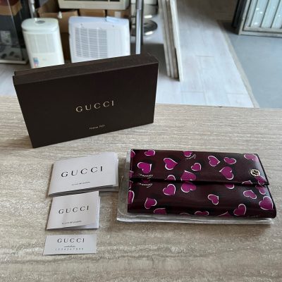 Portafogli Gucci Pelle Cuoricini