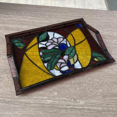 Vassoio Mosaico Stile Tiffany