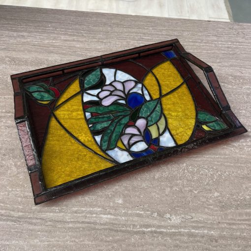 Vassoio Mosaico Stile Tiffany