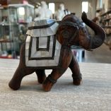 Elefante Indiano Legno Madreperla