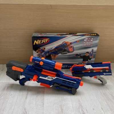 2 Pistole Giocattolo Hasbro Nerf Longshot