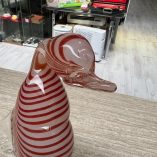 Statuetta Cigno Vetro Murano