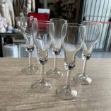 5 Bicchieri Vetro Design