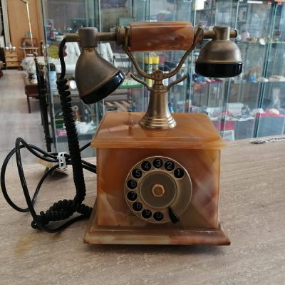 Telefono onice ottone Fatap