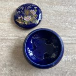 Portapillole Ceramica Blu Giapponese