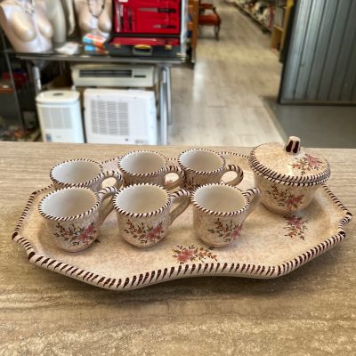 Servizio Tazzine Ceramica Vietri 8 Pezzi