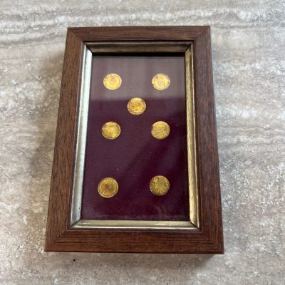 Quadretto 7 Monetine Oro