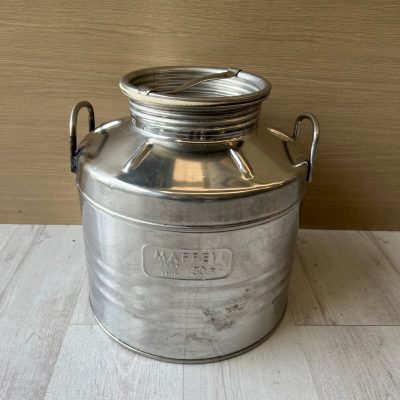 Tanica Olio Contenitore Acciaio 30 Litri