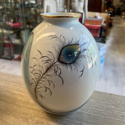 Vaso Ceramica Dipinto A Mano