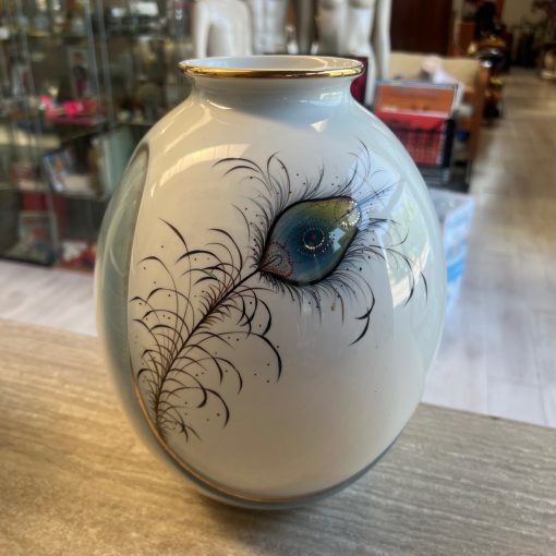 Vaso Ceramica Dipinto A Mano
