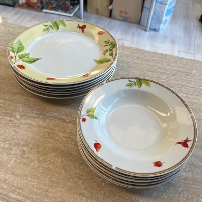 12 Piatti Porcellana Manifattura Laveno Ginori