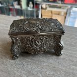 Cofanetto Portagioie Metallo Argentato