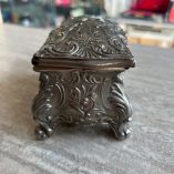 Cofanetto Portagioie Metallo Argentato